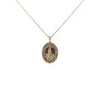 Fio Banhado a Ouro 18K Oval c/Zircónias - Fátima - Image 2