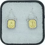 Fio Escapulário Folheado Dourado c/ centro N.Sra Fátima Prateada - Image 2