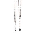 Terço de Mdeira Oval 7/8 c/ Medalha de Nossa senhora das Dores - Image 2