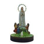 Placa em Madeira, Aparição c/ Luz, 15.5cm