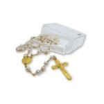 Terço de Perola Dourado, 6mm - Image 3