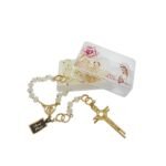 Terço de Cristal do Matrimónio Dourado, 8mm