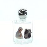 Frasco de Vidro Pequeno Bicudo c/2 Faces-Fátima 7cm