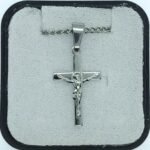 Fio c/ Cruz Inox Pequena c/ Cristo - Image 2