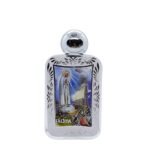 Frasco de Água Retangular c/Prateado 10cm - Aparição