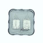 Fio Escapulário Folheado Prata c/estampa Aparição N.Sra Fátima