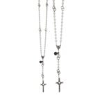 Terço de Cristal do Matrimónio Prateado, 8mm - Image 2