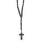 Terço de Pedra Hematite corda c/ fecho, 6mm - Image 2