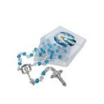 Terço de Cristal 8mm, Nossa Senhora Das Graças c/caixa