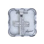 Fio Semi Jóia prata c/cruz e brilhantes