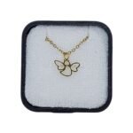 Fio em Aço Dourado,anjo Recortado, 1cm - Image 2