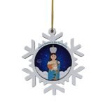 Adorno em Madeira Floco de Neve, Colecção Lello & Lilla - Nossa Senhora dos Remédios