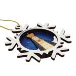 Adorno em Madeira Floco de Neve, Colecção Lello & Lilla - Nossa Senhora da Lapa - Image 2