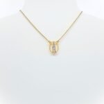 Fio Banhado a Ouro 18K Oval c/Nossa Senhora de Fátima - Image 2