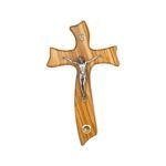 Crucifíxo de Madeira de Oliveira 21.5x13cm