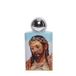 Frasco de Água retangular de Vidro, Santo Cristo, 8.50cm