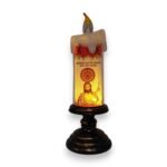 Vela c/Led, Decorativa em Acrilico -Santo Cristo - 21cm - Image 2