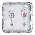 Fio Escapulário Folheada em PrataNossa Senhora de Fátima