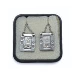 Fio Escapulário Prateado c/ Strass - Aparição - Image 2