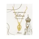 Fio Banhado a Ouro 18K c/Medalha Nossa Senhora de Fátima
