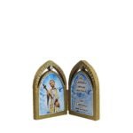 Moldura Livro Madeira Dourado, São Caetano, 7.50cm