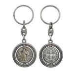 Porta-Chaves Rotativo de Metal c/São Bento