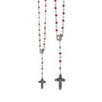 Terço de Cristal 8mm, Santa Rita c/caixa - Image 2