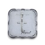 Fio c/ Cruz tradicional Prateada