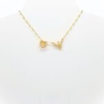 Fio Banhado a Ouro 18K c/contas de 1mm - Coração e Espírito Santo - Image 2