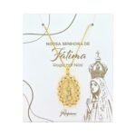 Fio Banhado a Ouro 18K Oval c/Arabesco - Fátima