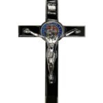 Cruz de Metal S.Bento - Preto