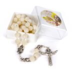 Terço de Pérola Floco de Neve Matrimónio