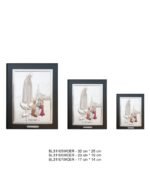 Quadro em Madeira - Aparição de Fátima Painel Bilaminado- em cerâmica Folha de Alumínio c/ prata vaporizada - Image 2