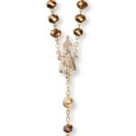 Terço de Cristal  - Disco Pai Nosso em Conta Laminada - Image 71