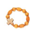 Pulseira de Madeira 10MM+4MM Facetado