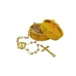 Terço/Fio de Cristal Dourado c/caixa, 6mm - Image 26