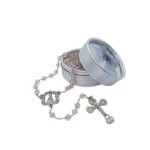 Terço/Fio de Cristal Prateado c/caixa, 6mm - Image 30