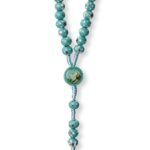 Terço de Madeira - em corda - Florido C/ fecho metálico - Image 3