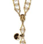 Terço de Cristal Escadinha do Ceu Dourado - Image 6