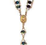 Terço de Cristal Escadinha do Ceu Dourado - Image 3