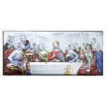 Painel Bilaminado Prata Vaporizada Última Ceia - cores