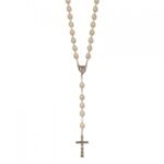 Terço de Pérola Formato Lágrima Floco de Neve