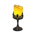 Vela de Led em Acrílico c/Base Prateada - Image 2