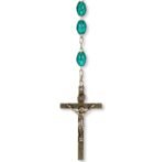 Terço de Plástico Oval Cristal - Image 17