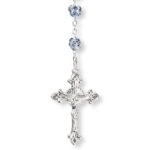 Terço de cristal  - imitação swarovski - com mini cristais - Image 12