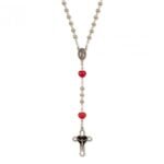 Terço de Pérola c/PX Coração c/CX Centenário