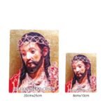 Quadro de Madeira c/Folha de Ouro, Santo Cristo, Vários tamanhos - Image 2