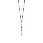 Terço de cristal com pérolas - cruz e passador em esmalte - Image 11