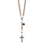 Terço de Madeira de Oliveira Trabalhado