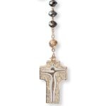 Terço de Cristal  - Disco Pai Nosso em Conta Laminada - Image 37